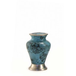 Glenwood Blue Marble Mini Dieren Urn (0.08 liter)
