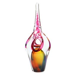 Kristalglazen 3D Unicorn Red Urn (0.13 liter)