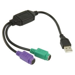 USB 2.0 naar PS/2 Adapter voor toetsenbord