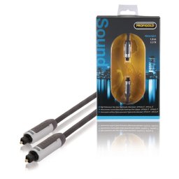 Profigold optische audiokabel toslink male-male 1m