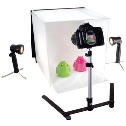 Mini fotostudio incl. meerdere achtergrondkleuren
