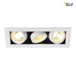 SLV Kadux 3 GU10 230V WIT inbouwspot