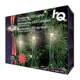 Kerstverlichting voor in de boom 100 LED warm wit 2.1W