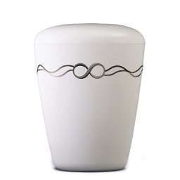 Biologisch Afbreekbare Eco Urn Wit - Infinity (5.2 liter)