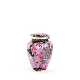 Elite Floral Blush Cloisonne mini Urn (0.11 liter)