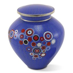 Opulence Blue Cloisonne Urn (3.5 liter)