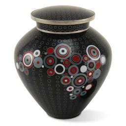 Opulence Onyx Cloisonne Urn (3.5 liter)
