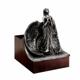 Grote Design Urn Biddende Engel Staal (4 liter)