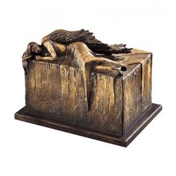 Grote Design Urn Rustende Engel Brons (5.5 liter)