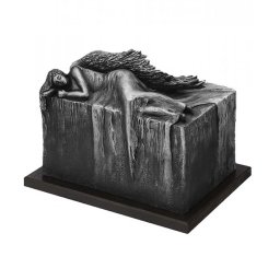 Grote Design Urn Rustende Engel Staal (5.5 liter)