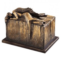 Design Duo Urn Rustende Engel Brons (8 liter)