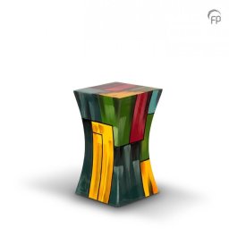 Kleine Diabolo Glasfiber Urn Kleurvlakken (1.1 liter)