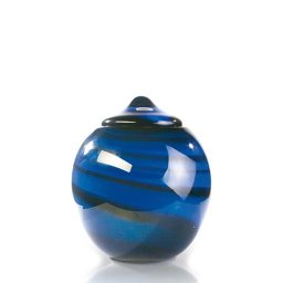 Middelgrote Glazen Urn Osiris Tweekleurig (2 liter)