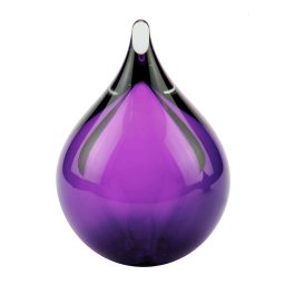 Kleine Kristalglazen 3D Bubble Purple Urn (0.12 liter)