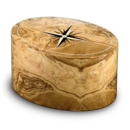 Ovalen Urn Roma Windroos Olivo (7.4 liter)