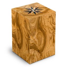 Rechthoekige Urn Essential Windroos Olivo (6.8 liter)