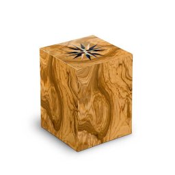 Rechthoekige Urn Columbarium Windroos Olivo (4 liter)