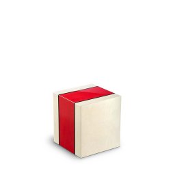 Rechthoekige Mini Urn Fenice Venezia Rosso (0.1 liter)