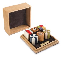Zes Mini Urnen Fenice in Luxe Box (6 x 0.1 liter)