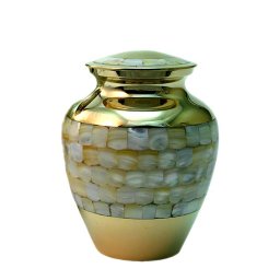 Middelgrote Mother of Pearl Elite Mini Urn (1.2 liter)