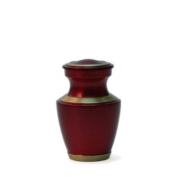Trinity Crimson Dark Red Mini Urn (0.08 liter)