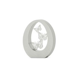 Kleine RVS Oval Butterflies Urn (0.9 liter)