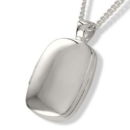 Zilveren Medaillon voor Foto en As inclusief Collier