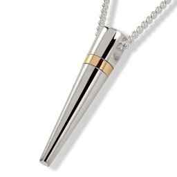 Zilveren Ashanger Kegel inclusief Collier