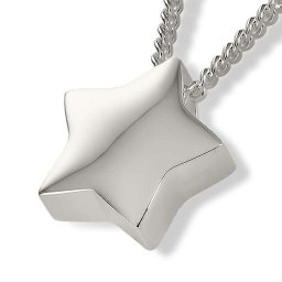 Zilveren Ashanger Ster inclusief Collier