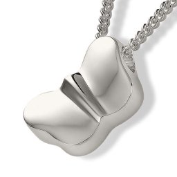 Zilveren Ashanger Vlinder inclusief Collier