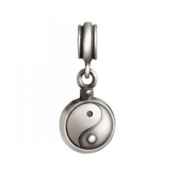 Zilveren Asbedel Yin-Yang
