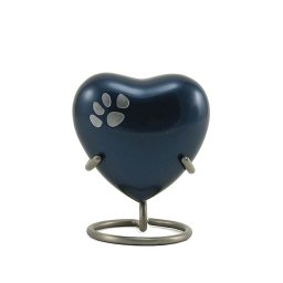 Moonlight Odyssey Hart Urn met Pootje, inclusief Standaard (0.05 liter)