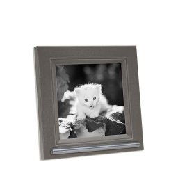 Grijsbruin Dieren Fotolijst met RVS Asbuisje (0.025 liter)