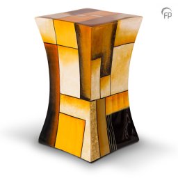Grote Diabolo Glasfiber Dierenurn Yellow (3.8 liter)