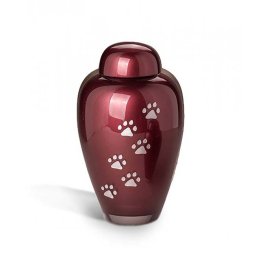 Grote Bohemian Crystal Glazen Dierenurn Bordeaux (1.9 liter)