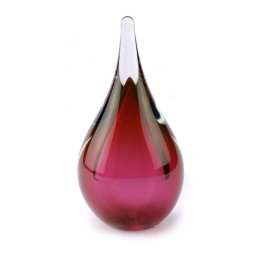 Kristalglazen 3D Mini Traan Dieren Urn Roze (0.05 liter)