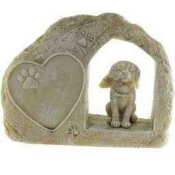 Honden Urn of Honden Asbeeld, Hond met Engel Vleugels (0.75 liter)