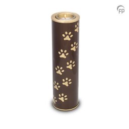 Dieren Urn met Waxinelichtje Goudbruin-Metallic (1 liter)