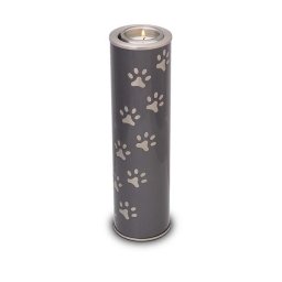 Dieren Urn met Waxinelichtje Antraciet-Metallic (1 liter)