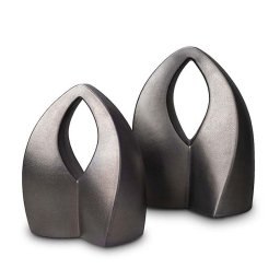 Grote Keramische Grijze Boog Dieren Urn (3.8 liter)