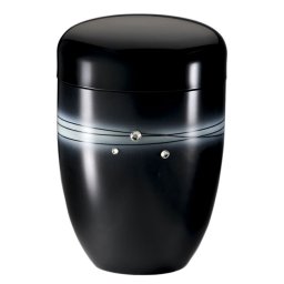 Design Urn Swarovski Kristal Zwart (4 liter)