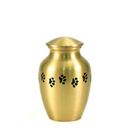 Classic Paws Brass Dieren Urn Small (0.5 liter)