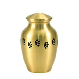 Classic Paws Brass Dieren Urn Medium (0.7 liter)