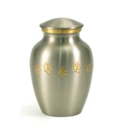 Classic Pewter Brass Dieren Urn Medium (0.7 liter)