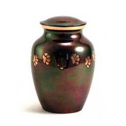 Classic Copper Raku Dieren Urn Small (0.5 liter)