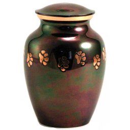 Classic Copper Raku Dieren Urn Large (1.4 liter)