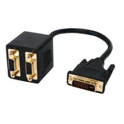 Valueline Splitterkabel DVI-I naar 2x VGA M/F