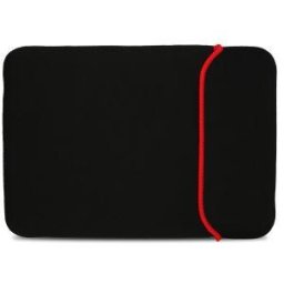 12" beschermhoes zwart/rood
