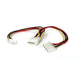 StarTech Splitter voeding 12Volt Molex + 5V FDD