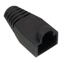 zwarte UTP connector huls